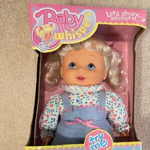 Baby Whispers Doll RARE Playmates Doll "Let's Share Secrets" Vintage'1998